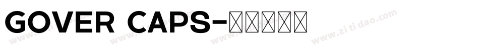 gover caps字体转换